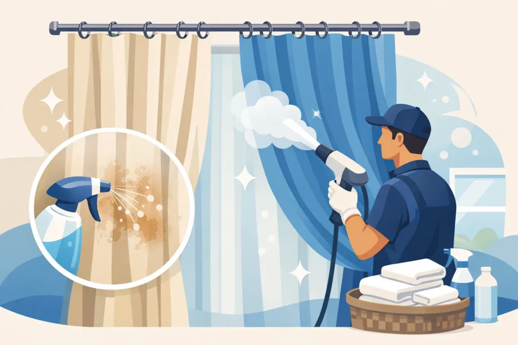 Curtain Stain Removal Service for Fine Fabrics