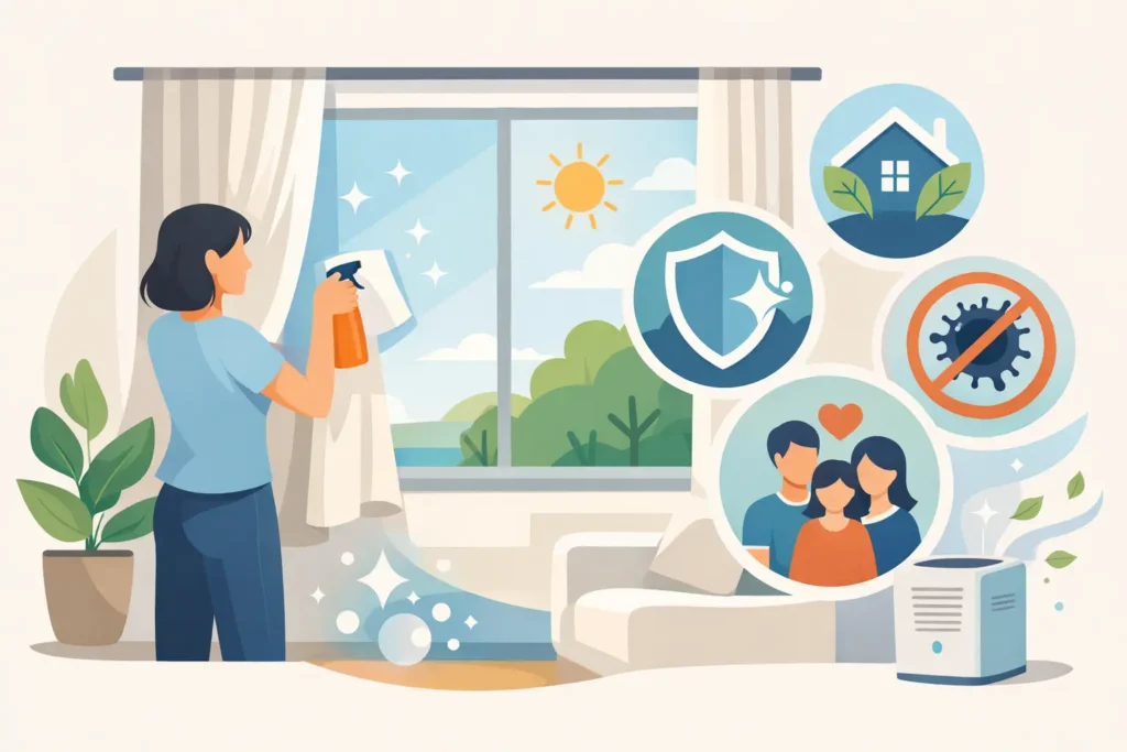 7 Drape Cleaning Benefits for a Healthier Home
