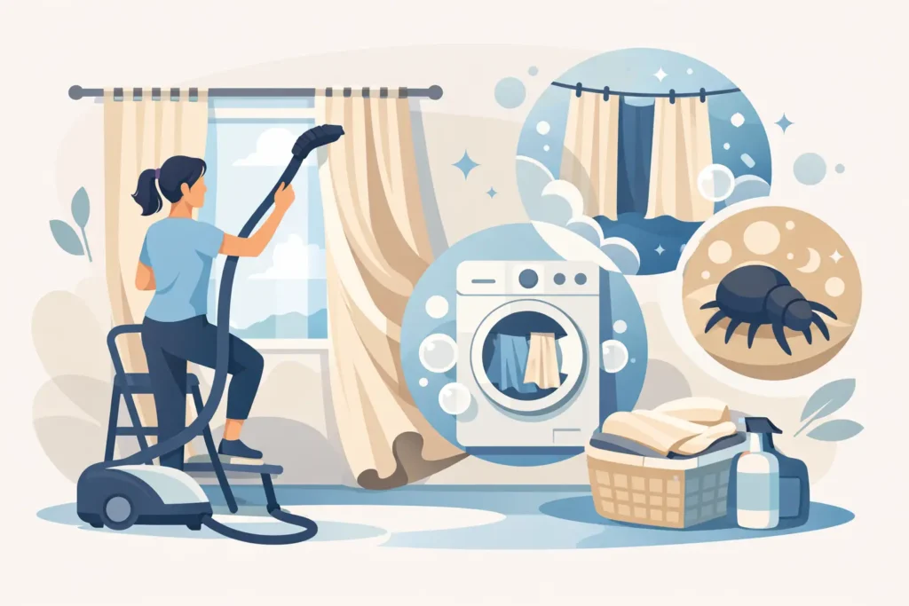How Often Should Curtains Be Cleaned at Home?