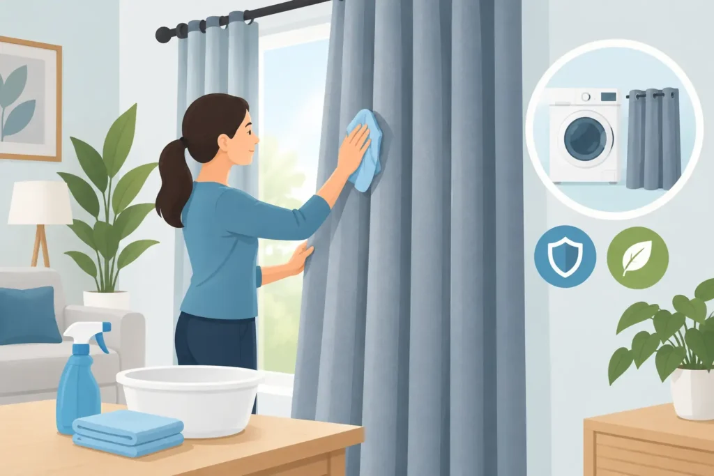 A Guide to Cleaning Thermal Curtains Safely
