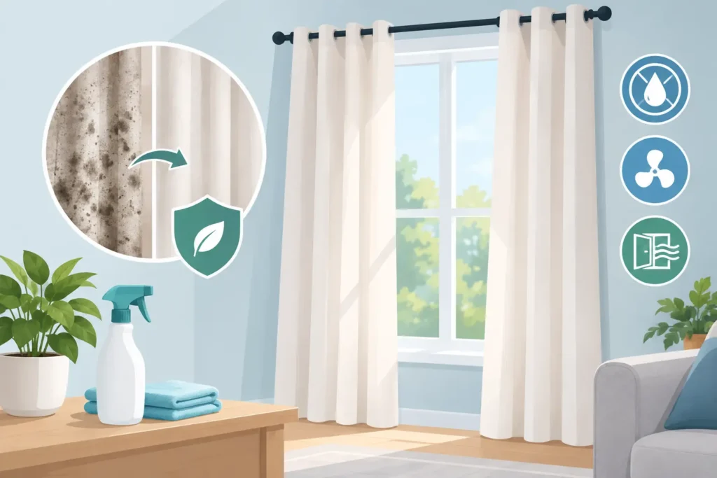 How to Prevent Mildew on Curtains at Home