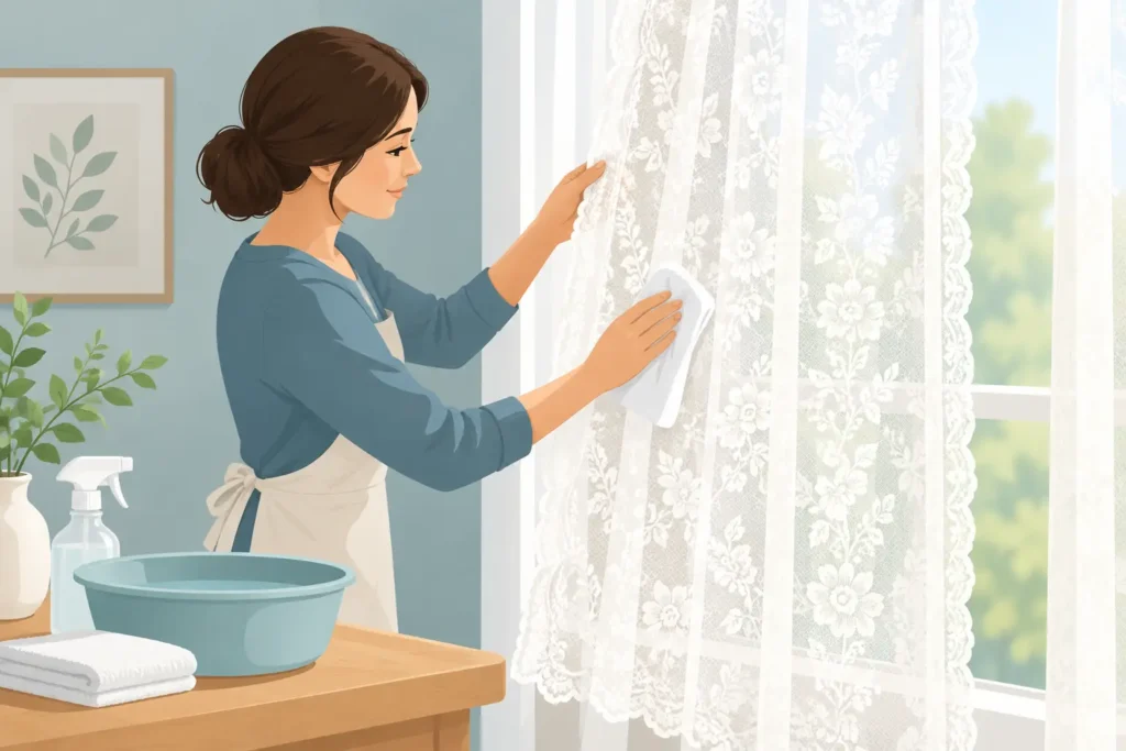 Antique Lace Curtain Cleaning Without the Risk