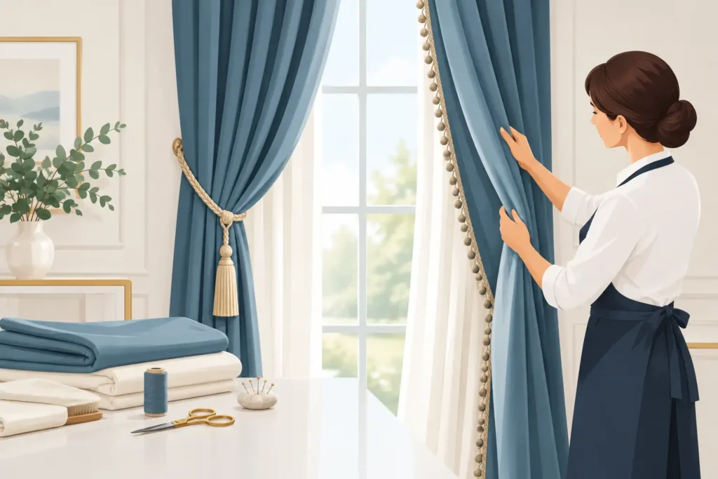 Drapery Restoration for Fine Window Treatments